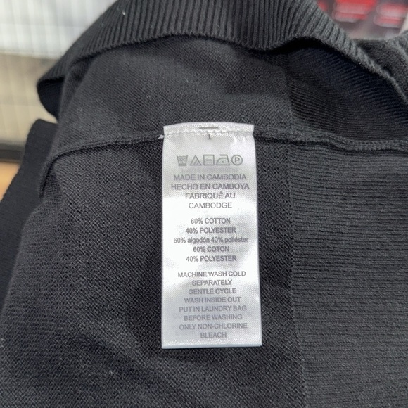 NWT! MICHAEL KORS Black Blouse with Gold Accents - Picture 3 of 6